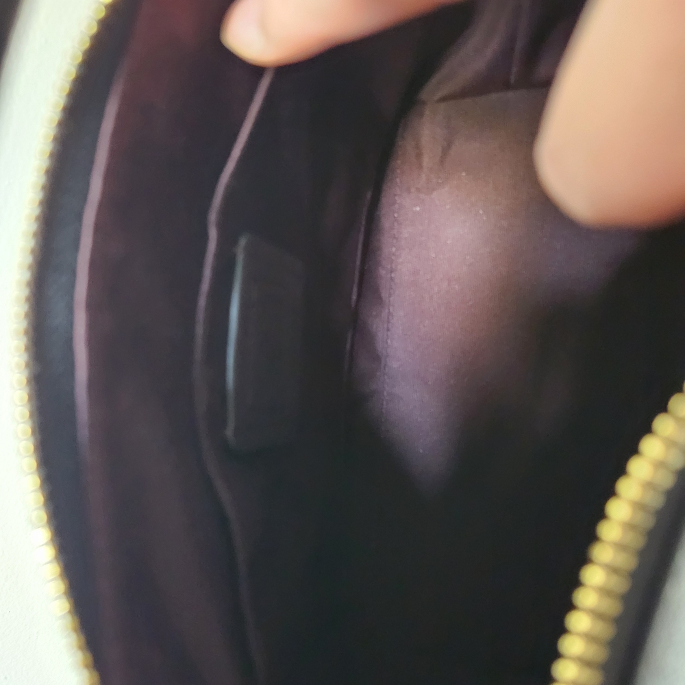 Coach Black Shoulder Bag with Gold Chain and Charms - Picture 10 of 10